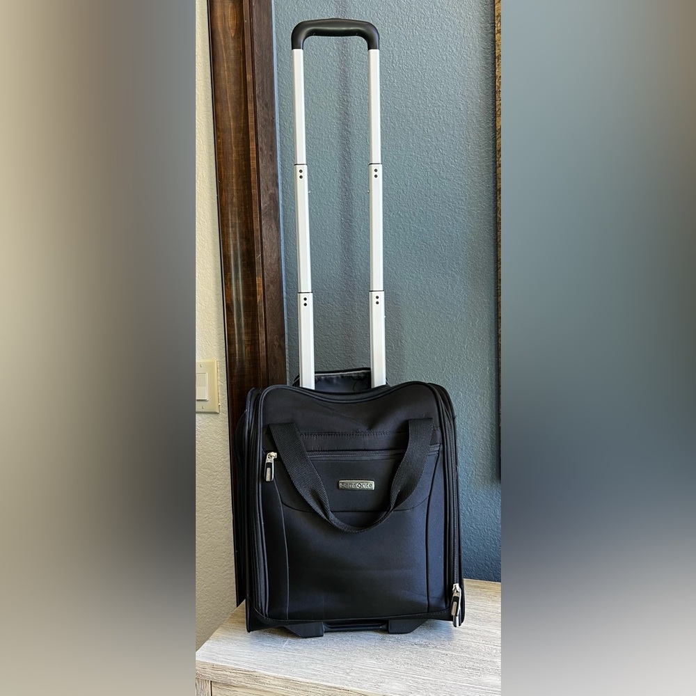 Samsonite Black Compact Rolling Bag - image 1